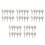 50Pcs Coffee Plastic Model Tree Trunks for Train Landscape DIY Crafts 4