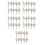 50Pcs Coffee Plastic Model Tree Trunks for Train Landscape DIY Crafts 5