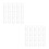 40Pcs Durable Plastic Bottle Nets White Hospital Accessories 4