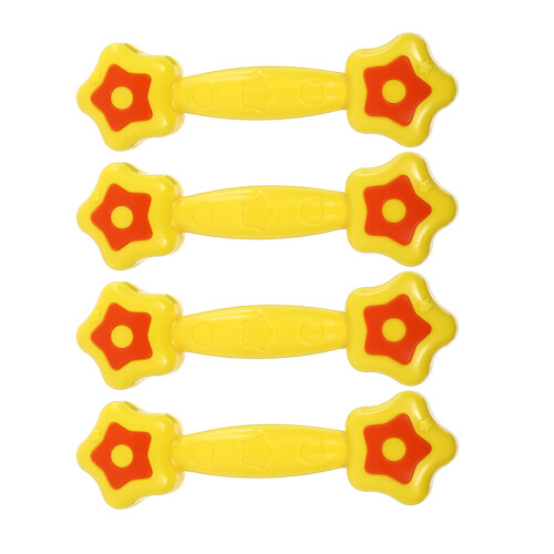 8Pcs Red ABS Kids Workout Dumbbells Physical Exercise Toy 1