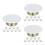 30Pcs Iron Fire Sprinkler Head Protectors Multi-Color Ceiling Use 4