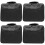 4Pcs Multifunctional Black Guitar Effector Storage Bags 7