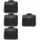 4Pcs Multifunctional Black Guitar Effector Storage Bags 9