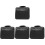 4Pcs Multifunctional Black Guitar Effector Storage Bags 4