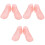 3Pcs Foot Mannequin Sock Display Stand Plastic Pink Shoe Model 5
