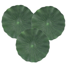 15Pcs Eva Fake Lotus Leaf Ornament for Fish Tank Pool Floating Decor