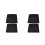 4Pcs Black Sponge Couch Cushion Support Boards for Sagging Sofa Repair 4