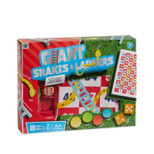 Giant Snakes & Ladders Set Kids Ludo Style Board Game Garden Travel Family Fun