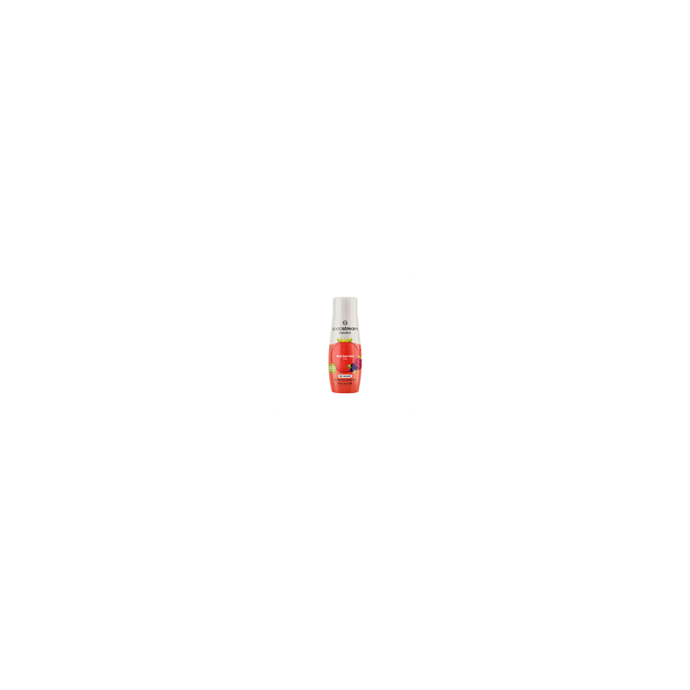 Sodastream Classics Berries Zeros Drink Mix 440Ml Red