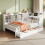 3ft Single Daybed with Storage Drawers and Bookcase 5