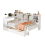 3ft Single Daybed with Storage Drawers and Bookcase 10