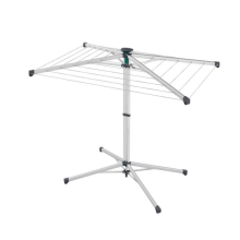 Séchoir parapluie Leifheit 140 LinoPop-Up 82500, étendoir intérieur et extérieur avec 14m d'étendage, transport et rangement facile