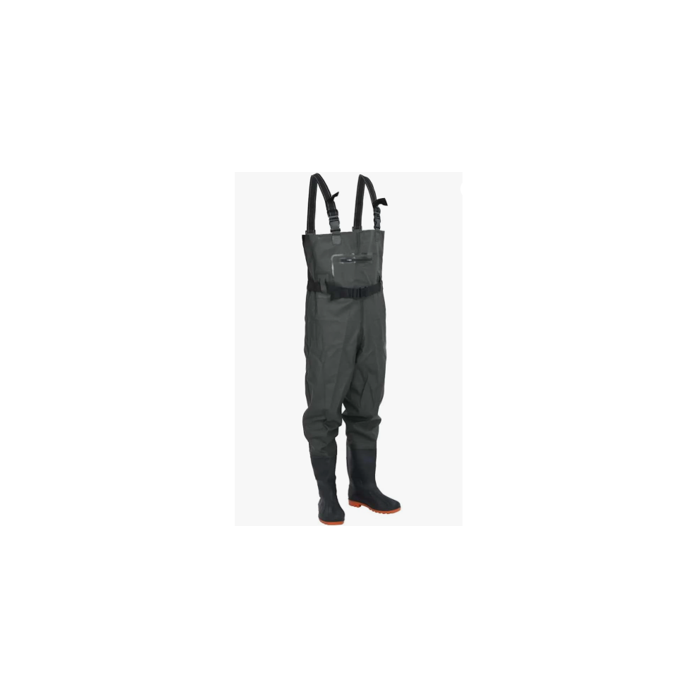 Vidaxl (Dark Green, 45) Chest Waders With Boots And Belt Waterproof Hunting Fishing Waders