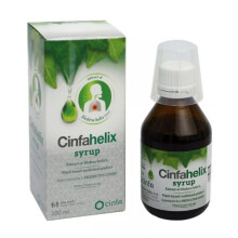 Cinfahelix Syrup Bottle | Ivy Leaf Extract Cough & Chest Support & Helps relieve cough and chest congestion - 100ml