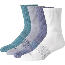 Hanes Men Active Cushioned Crew Socks (4-Pack)