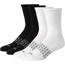 Hanes Men Active Cushioned Crew Socks (4-Pack)