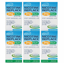 Galpharm 2mg Nicotine Replace Gum Peppermint 6x36pc