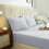 Imperial Rooms (Silver, Double) Extra Deep 40CM Fitted Sheet Bed Sheets Single Double King 2