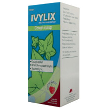 Ivylix Cough Syrup Expectorant & Throat Soothing Relief |Helps loosen mucus for productive cough - 100ml