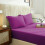 Imperial Rooms (Purple, King) Extra Deep 40CM Fitted Sheet Bed Sheets Single Double King 1