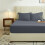 Imperial Rooms (Charcoal, Double) Extra Deep 40CM Fitted Sheet Bed Sheets Single Double King 3