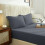 Imperial Rooms (Charcoal, Double) Extra Deep 40CM Fitted Sheet Bed Sheets Single Double King 2