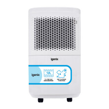 Igenix IG9813 Dehumidifier, Removes 12 litres Day, for Damp, Mould, Moisture in Home, Kitchen, Bedroom or Bathroom, Plastic, 12 liters, White