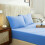Imperial Rooms (Sky Blue, King) Extra Deep 40CM Fitted Sheet Bed Sheets Single Double King 3