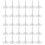 400Pcs Blue Delicate Thumbtacks Flower Shaped Pushpins for Daily Use 1