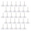 400Pcs Blue Delicate Thumbtacks Flower Shaped Pushpins for Daily Use 2