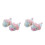 2Paren Paar Dames Slippers Comfortabel Warm Multikleur Antislip 3