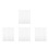 48Pcs PP Cake Dowel Rods White Plastic Sticks for Tiered Cake Support 10