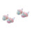 2Paren Paar Dames Slippers Comfortabel Warm Multikleur Antislip 4