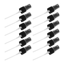 80Pcs Black PP Spray Bottle Heads Replacement Fine Mist Nozzle for Oil