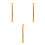 3Pcs Golden Window Pull Rods Aluminum Curtain Opener Handle for Home 5