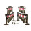 3Pcs Double Layer Bronze Chime Ancient Chinese Folk Souvenir Gift 1