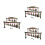 3Pcs Double Layer Bronze Chime Ancient Chinese Folk Souvenir Gift 6