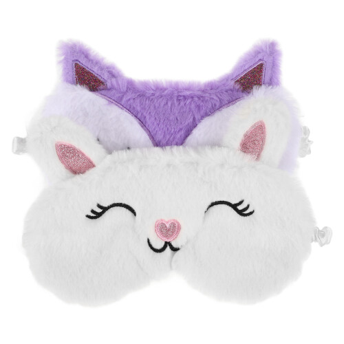 5Pièces Masques De Enfant Avec Oreilles Renard Assortis 2