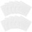 50Pcs White Air Conditioner Strainer Paper Self-Adhesive Filter Pads 2