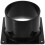 2St Zwarte Plastic Vent Adapter Duct Reducer Voor Auto Airflow 3