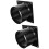 2St Zwarte Plastic Vent Adapter Duct Reducer Voor Auto Airflow 9