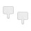 2St Handheld Score Board Melamine Whiteboard Voor Game Props En 5