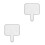 2St Handheld Score Board Melamine Whiteboard Voor Game Props En 9