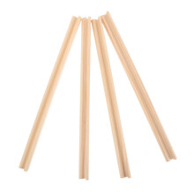 12Stk Holz Domino Organizer Beige Unbehandelt Einzelreihe Spielhalter
