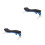 2Stk Portable Blaue Schultermatte Für Violine Komfort 7