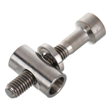 5Stk Fahrrad Sattelstützen Silber &