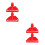 4Stk Robuster Wischmop Clip Kunststoff, Ersatzteil Rot 6