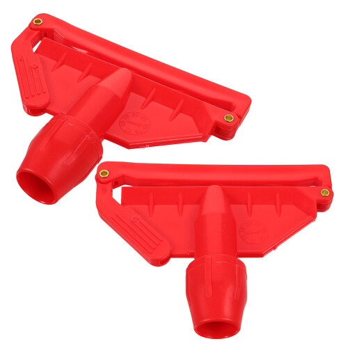 4Stk Robuster Wischmop Clip Kunststoff, Ersatzteil Rot 1