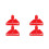 4Stk Robuster Wischmop Clip Kunststoff, Ersatzteil Rot 5