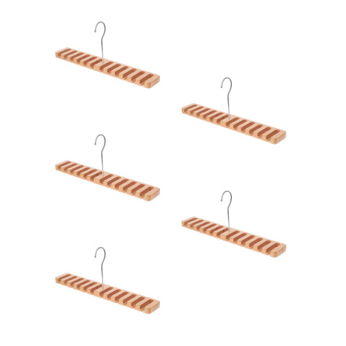 5Stk Holz Gürtelhänger Beige, Für Männer, Ordnet Den 2